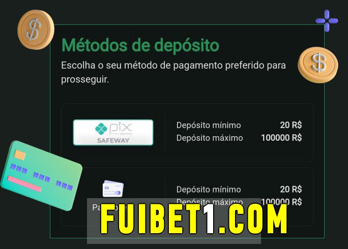 O cassino fuibet bet oferece uma grande variedade de métodos de pagamento