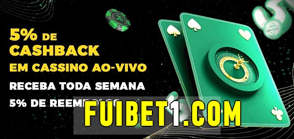 Promoções do cassino ao Vivo fuibet 